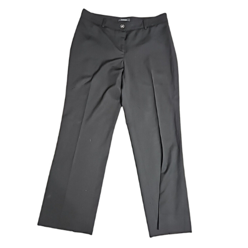 Gianni Versace Black 100% Wool Italy Dress Pants Women 32 Waist Italy Size 44